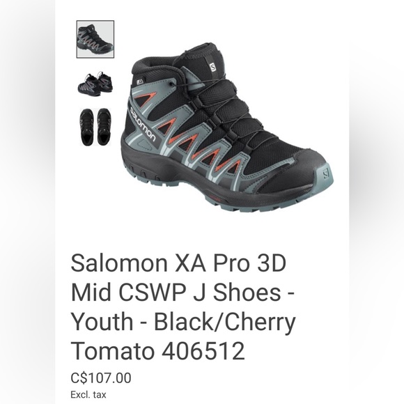 Salomon - youth hiking boots - Picture 1 of 8